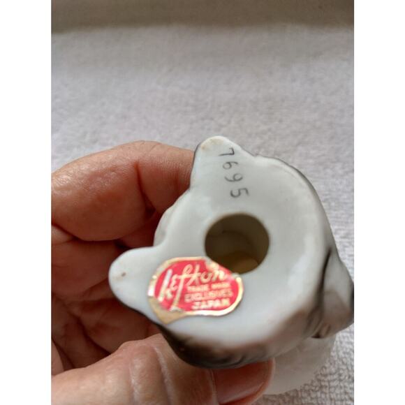 Lefton China Japan/USA five pieces, Saturday's Child, bell, candle holder, A/T - Picture 7 of 11